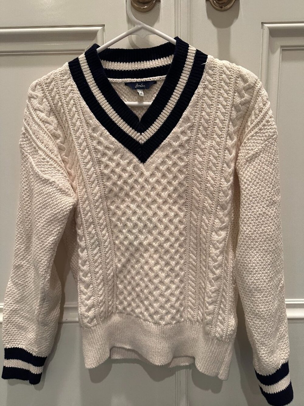 Joules Cream Knit Sweater